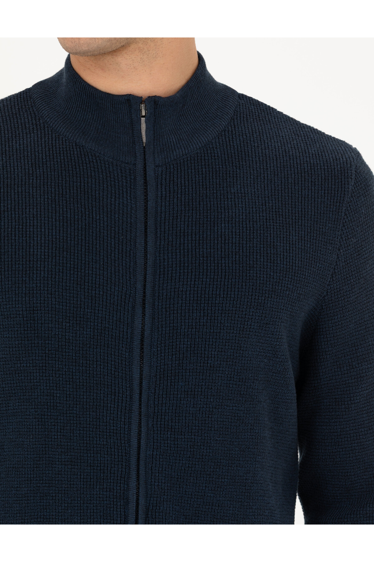 ژاکت کشی مردانه راسته آستین بلند | پیر کاردین Pierre Cardin TYB951363170412396 - تصویر 7