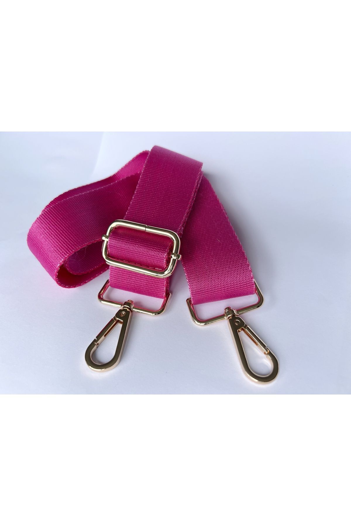 Wagna Denim Berry Bag Fuşya Askılı Çanta görsel 7