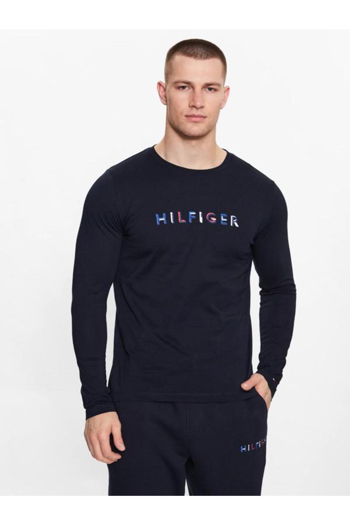 تامی هیلفیگر تی‌شرت آستین بلند طرح تایپوگرافی