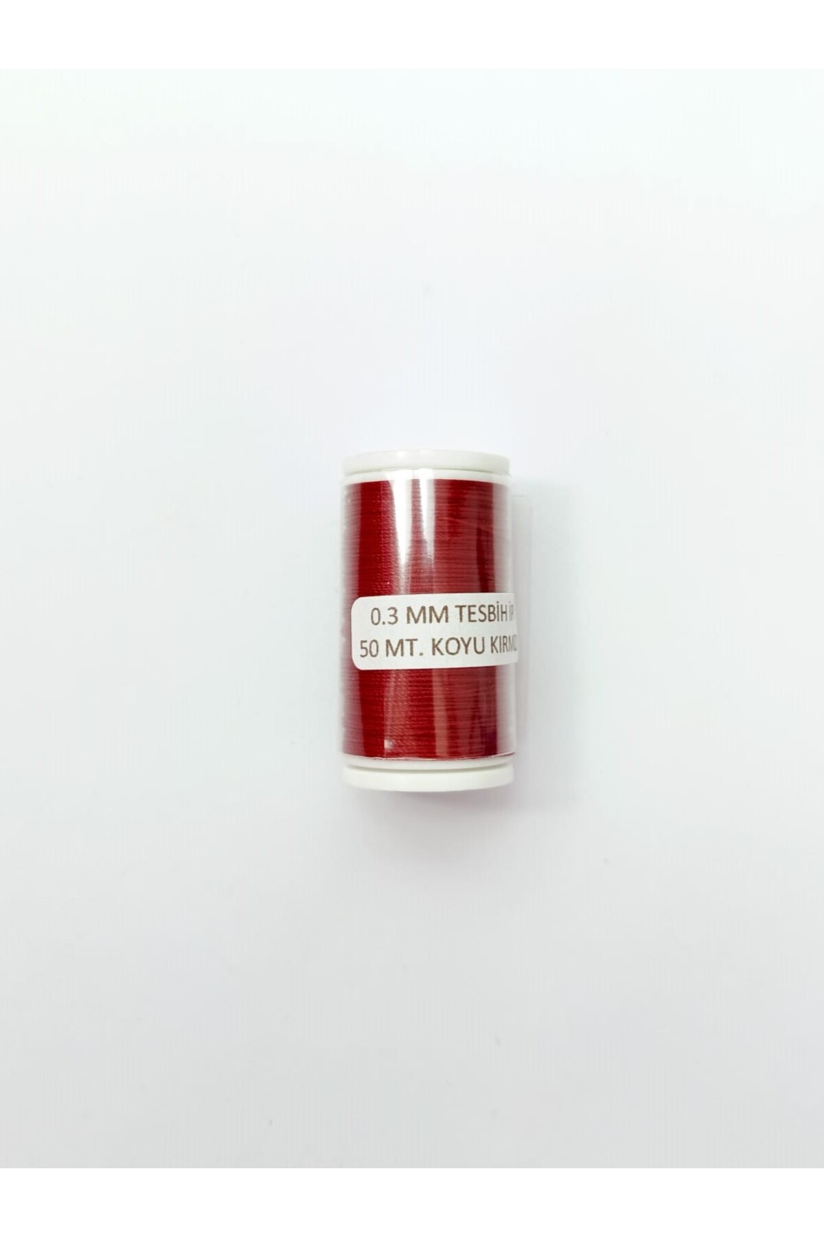 0.3 Mm 50 Metre Tesbih Ipi Koyu Kırmızı Renk