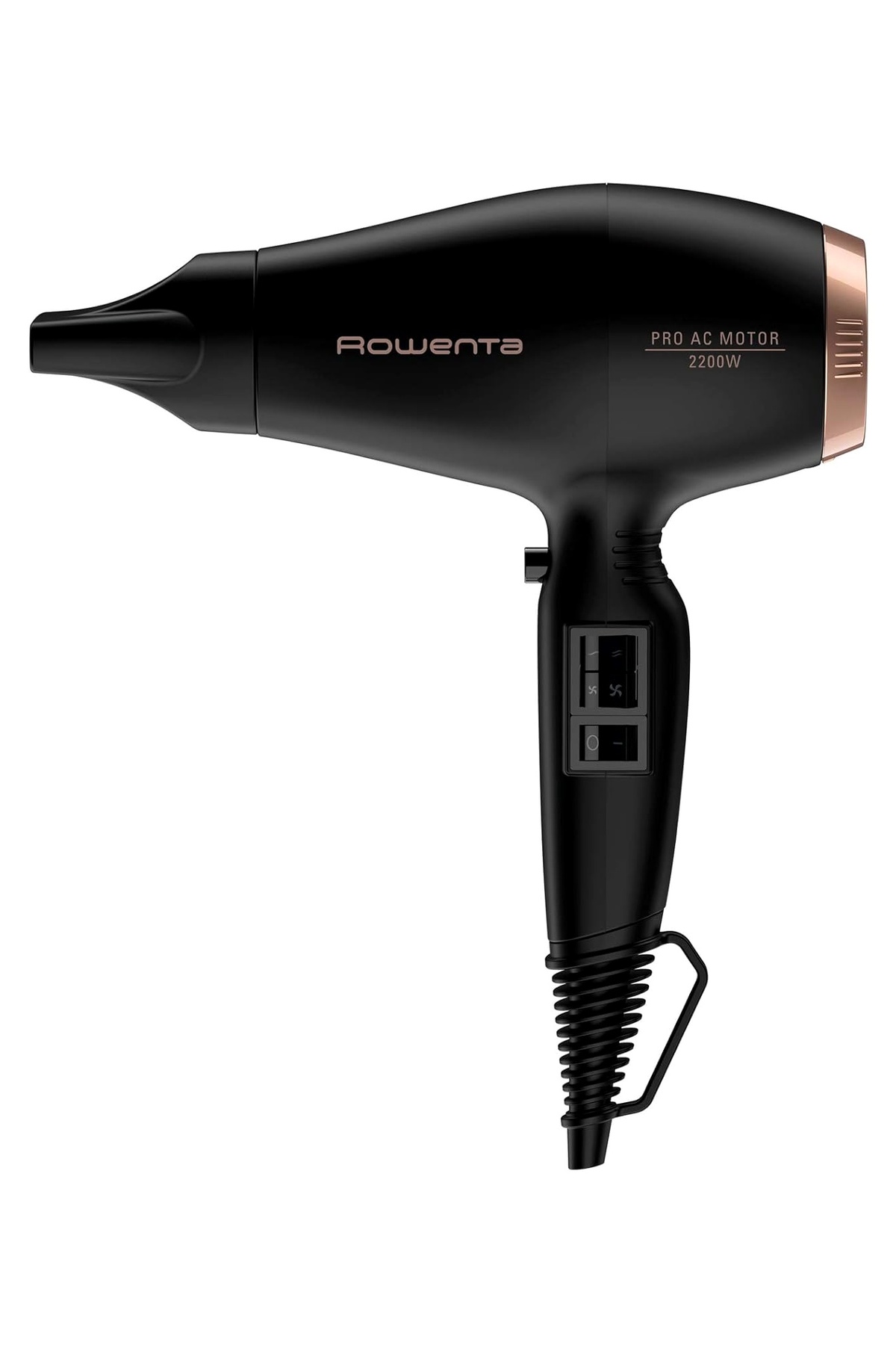 Rowenta Compact Pro+ CV6930 profesyonel saç kurutma makinesi, 2200 W, uzun ömürlü AC motor, kompakt — DEA8690000467693 — تصویر 2 از 3