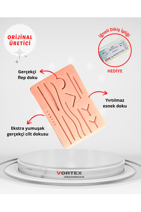 Vortex Medical Simulations Gelişmiş Gerçekçi Cerrahi Eğitim Dikiş Pedi