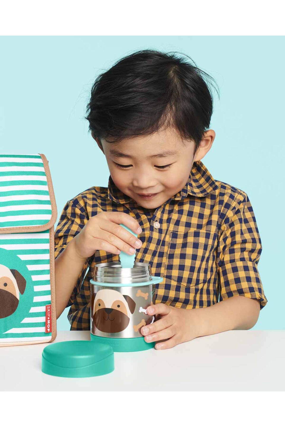 Skip Hop Zoo Paslanmaz Çelik Termos 325ml | Köpek fotoğrafı 4 (önizleme)
