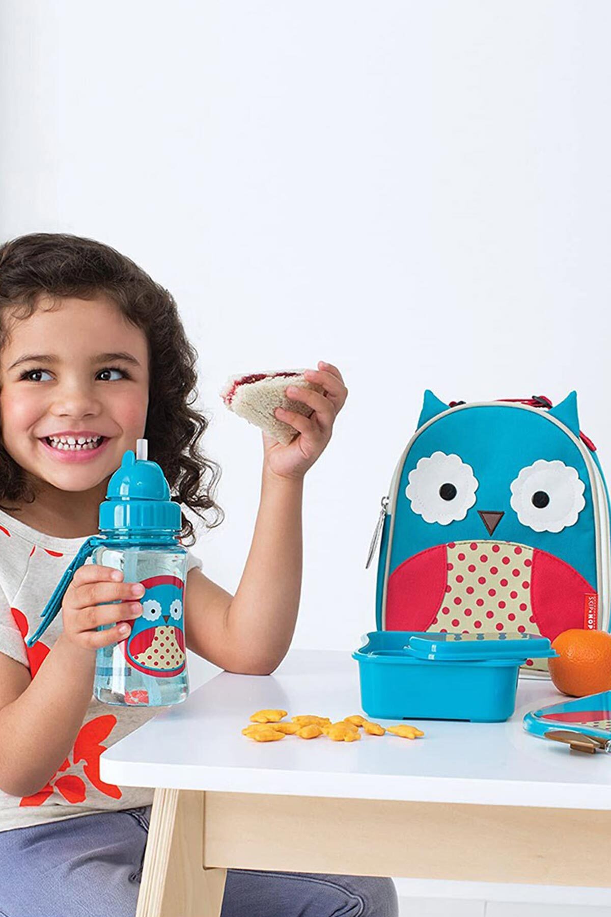 Skip Hop Zoo Pipetli Suluk Baykuş fotoğrafı 4 (önizleme)