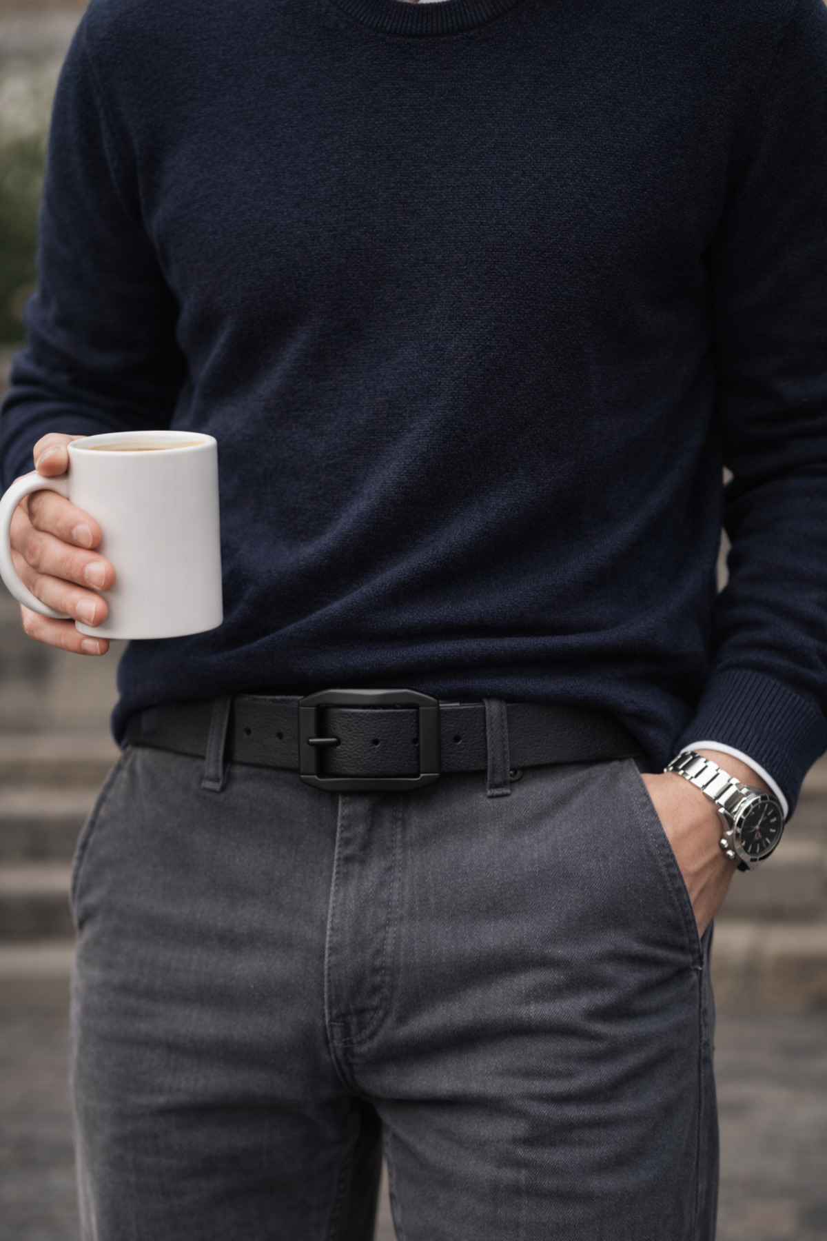 GAYIŞ  Özel Kutulu| Premium %100 Hakiki Deri | Erkek Kot-Kumaş Pantolon Kemeri | Hediyelik Deri Kemer - Görsel 3