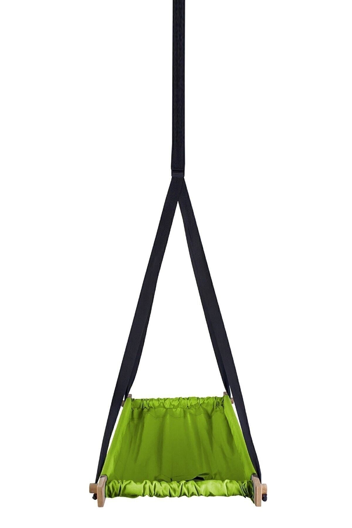 Bundera Flow Hamak Beşik Ahşap Yaylı Zıpzıp Hoppala Tavana Asılan Hamak Salıncak Bebek Yatağı fotoğrafı 6 (önizleme)