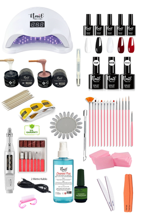 Nail Master Protez Tırnak Kalıcı Oje Full Set