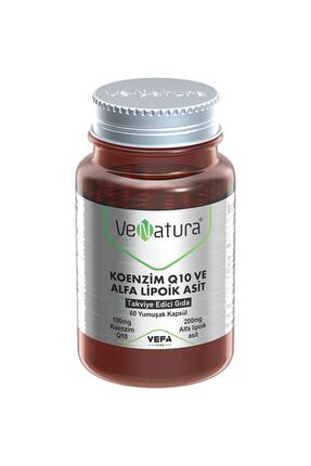 Venatura Koenzim Q10 Ve Alfa Lipoik Asit Takviye Edici Gida 60 Kapsül 100 Mg ...