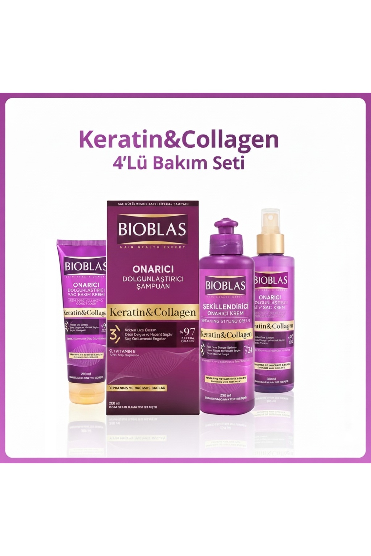 Bioblas Collagen+keratin Ailesi Saç Bakım Seti - Fiyatı, Yorumları