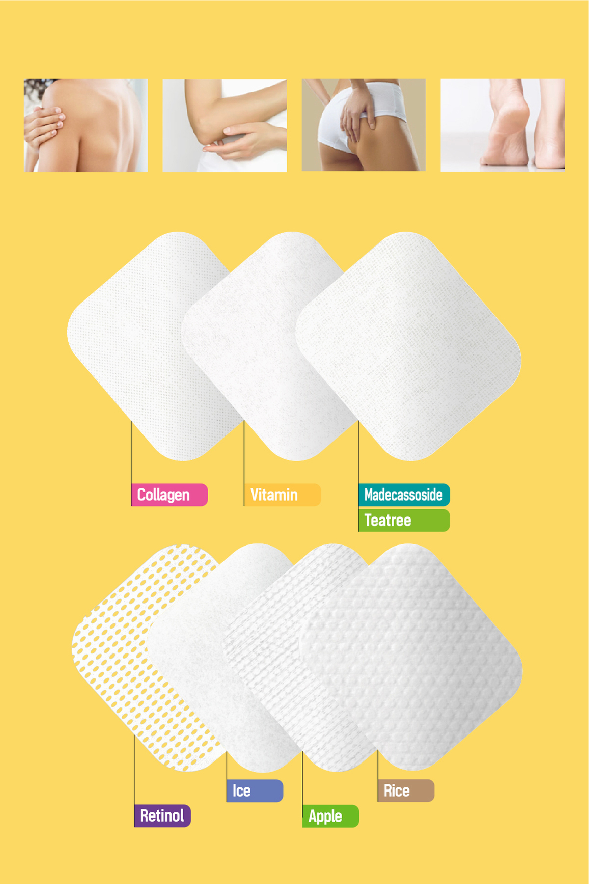 Vitamin Glow Canlandırıcı Aydınlatıcı Işıltı Etkili Tonik Pedi 12 Adet Cilt Bakım Toner Pedi — DERMAL/PAD/013 — تصویر 6 از 8
