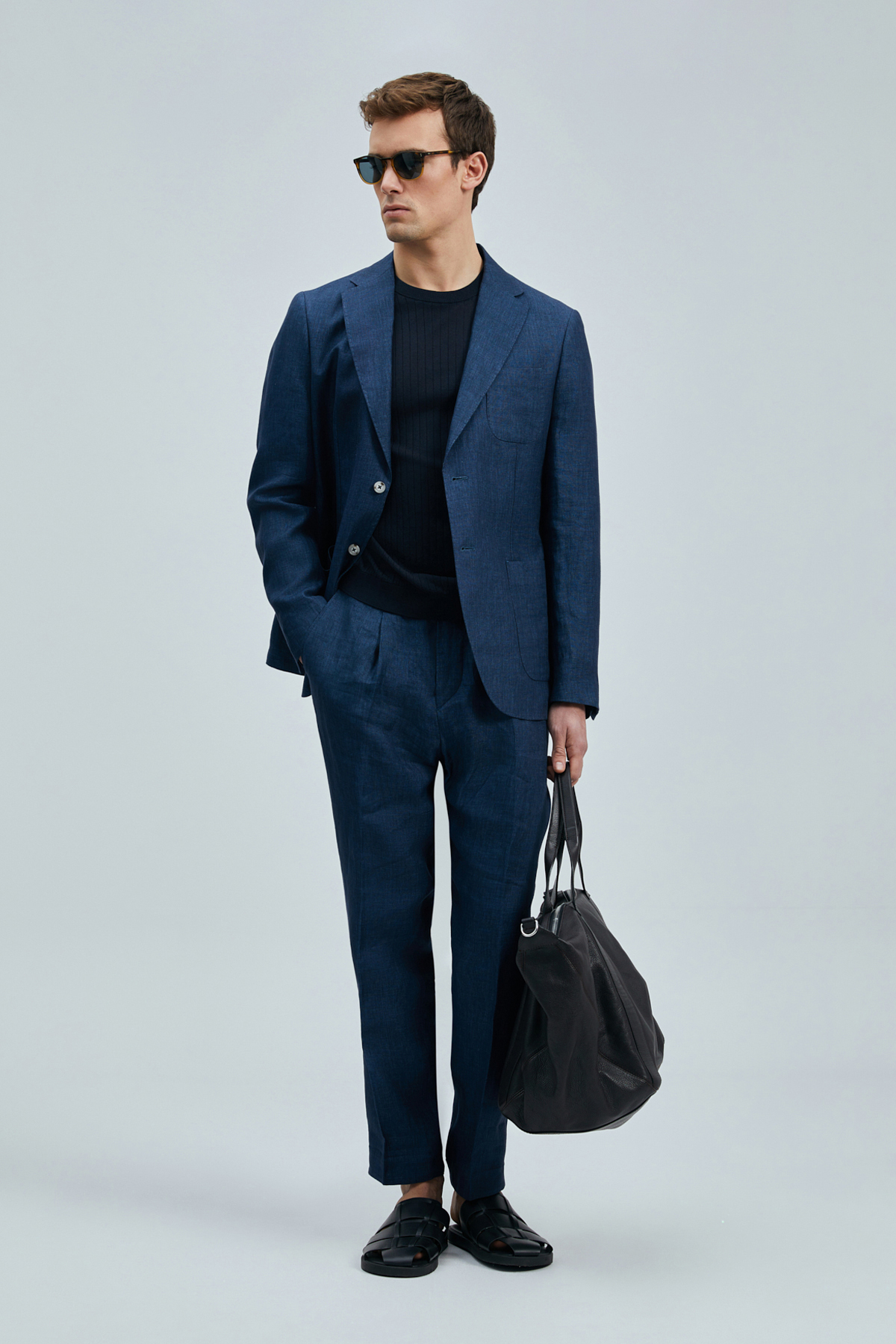 Lufian  Jaques Spor Erkek Blazer Ceket Slim Fit Lacivert - Görsel 2