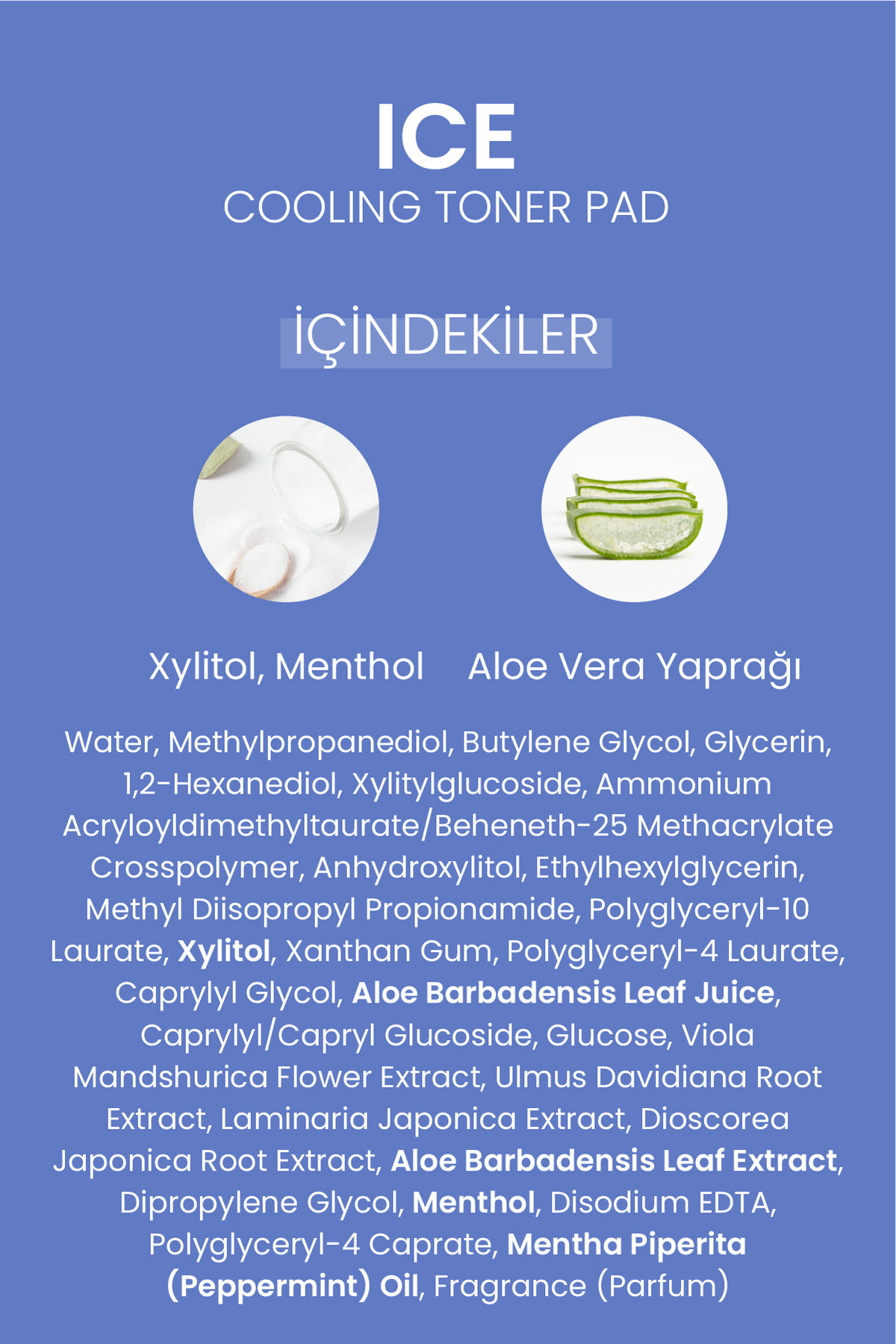 Ice Cooling Toner Pad Nemlendirici Soğutucu Tonik Ped Cilt Bakım Pedi 12 Adet — 8809647118299-A — تصویر 8 از 9