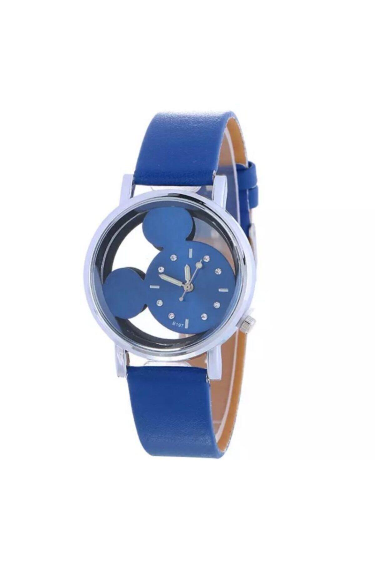 Toz Vintage Unisex Mavi Mickey Mouse Saat - Fiyatı, Yorumları
