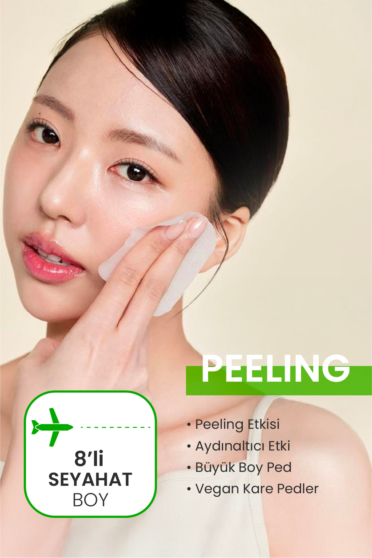 Elma Özlü Gözenek Temizleyici Aydınlatıcı Peeling Tonik Pedi 8 Adet Yüz Bakım Toner Pedi — TYCa0ef02fc7dd84d27666fe — تصویر 2 از 8