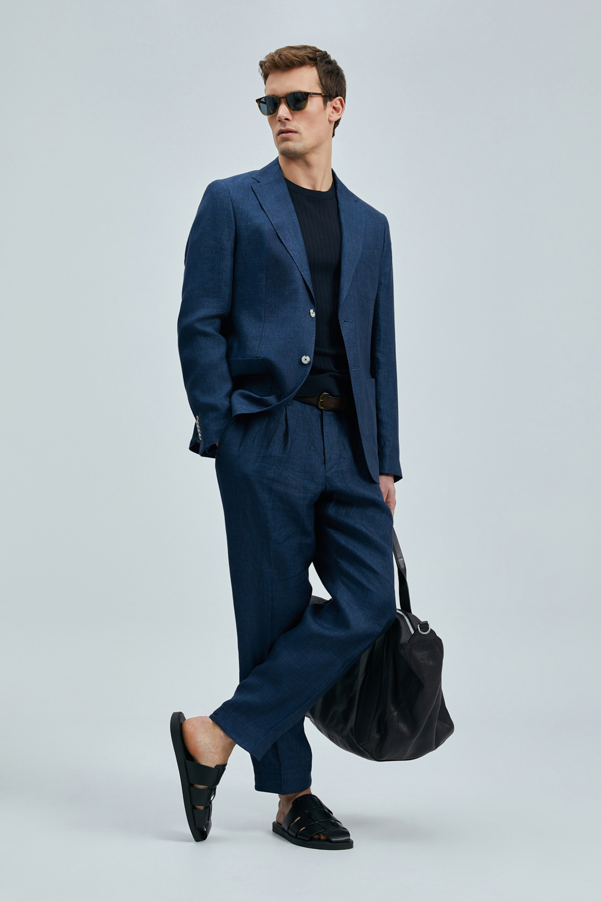 Lufian  Jaques Spor Erkek Blazer Ceket Slim Fit Lacivert - Görsel 3