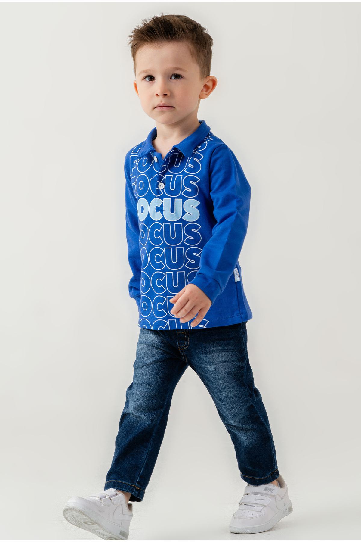 Kidex’s Baby Bebek Polo Kot Pantolonlu Pamuklu Bayram Doğum Günü Düğün Nişan Mevlüt fotoğrafı 2 (önizleme)