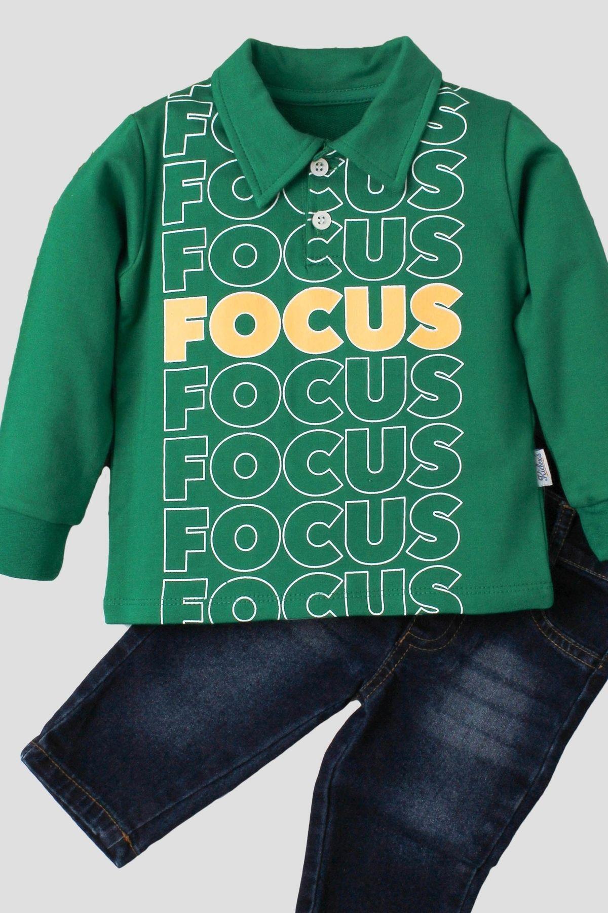 Kidex’s Baby Bebek Polo Kot Pantolonlu Pamuklu Bayram Doğum Günü Düğün Nişan Mevlüt fotoğrafı 6 (önizleme)