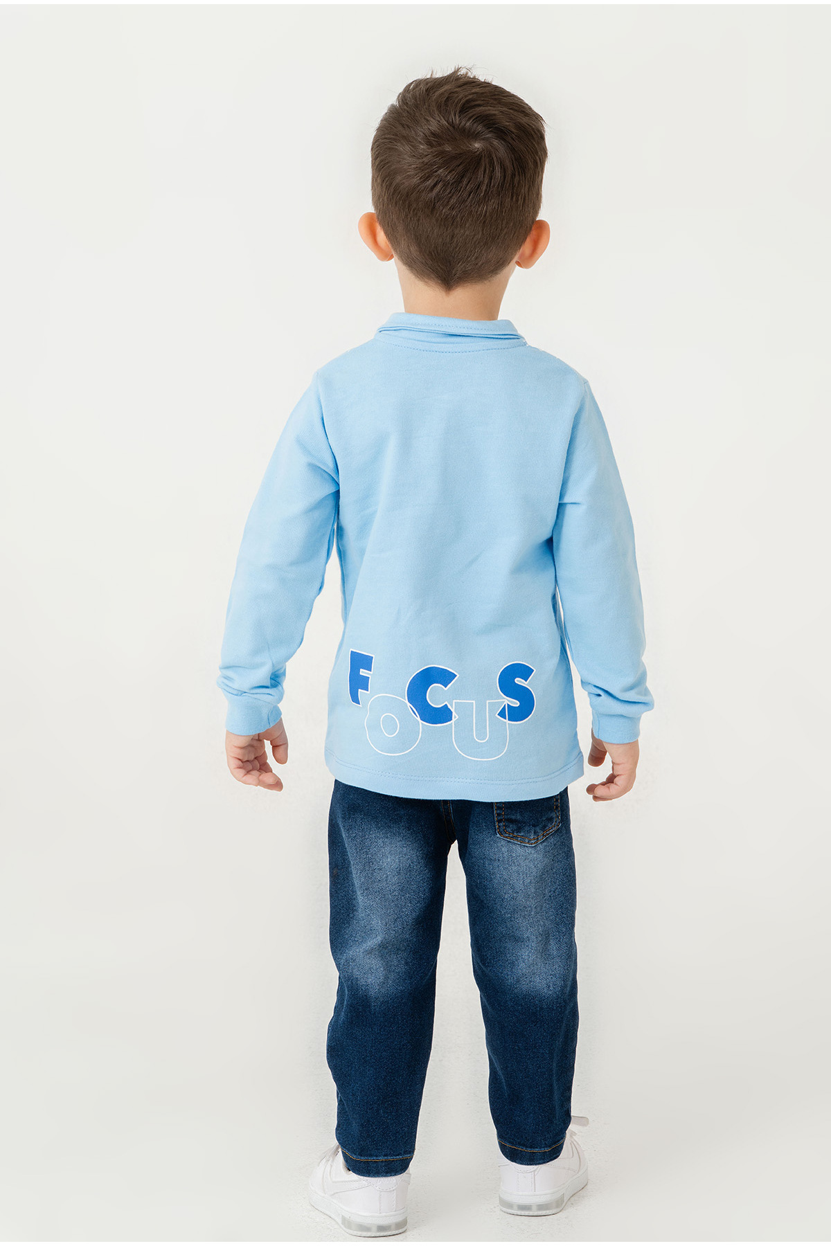 Kidex’s Baby Bebek Polo Kot Pantolonlu Pamuklu Bayram Doğum Günü Düğün Nişan Mevlüt fotoğrafı 2 (önizleme)