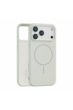 Vissona iPhone 17 Pro Uyumlu İçi Kadife Magsafe Wireless Şarz Özellikli Taş R...