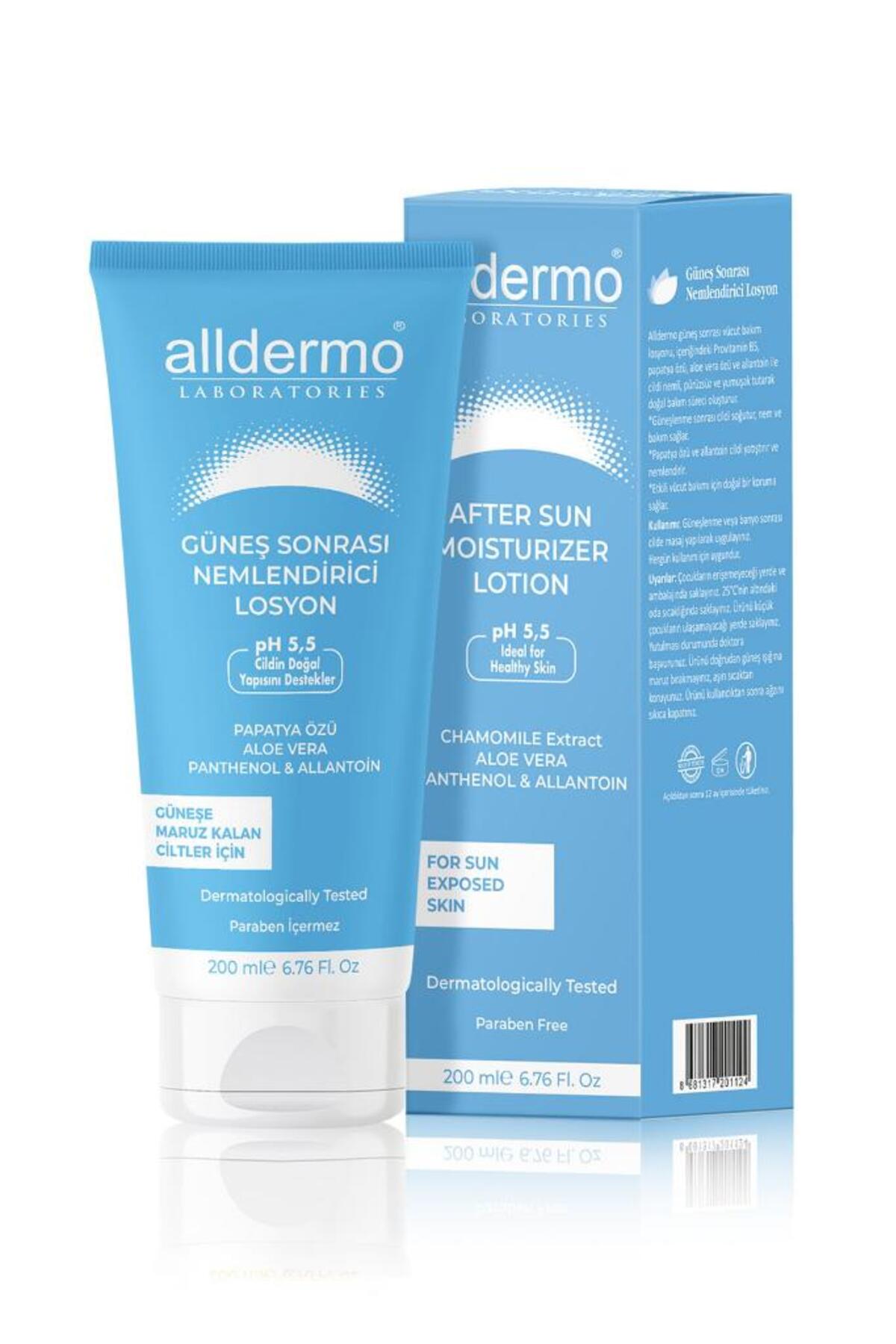 Alldermo AFTERSUN GÜNEŞ SONRASI LOSYON 200 ML — 8681317201124
