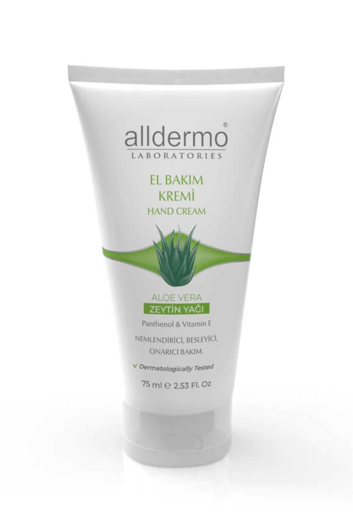 Alldermo EL BAKIM KREMİ 75 ML ALOEVERA - ZEYTİN YAĞLI - Fiyatı