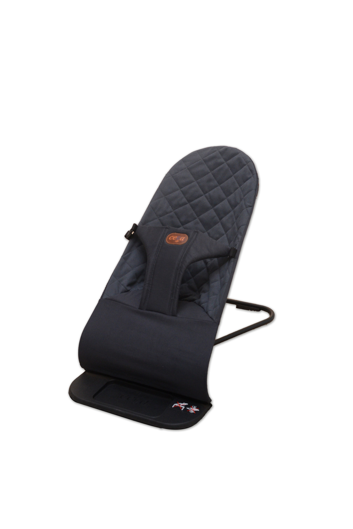 cega bebek Ana Kucağı Kademeli -sallanır - Koyu Gri - Baby Bouncer-oyuncak Aparatı Hediyelidir. fotoğrafı 4 (önizleme)