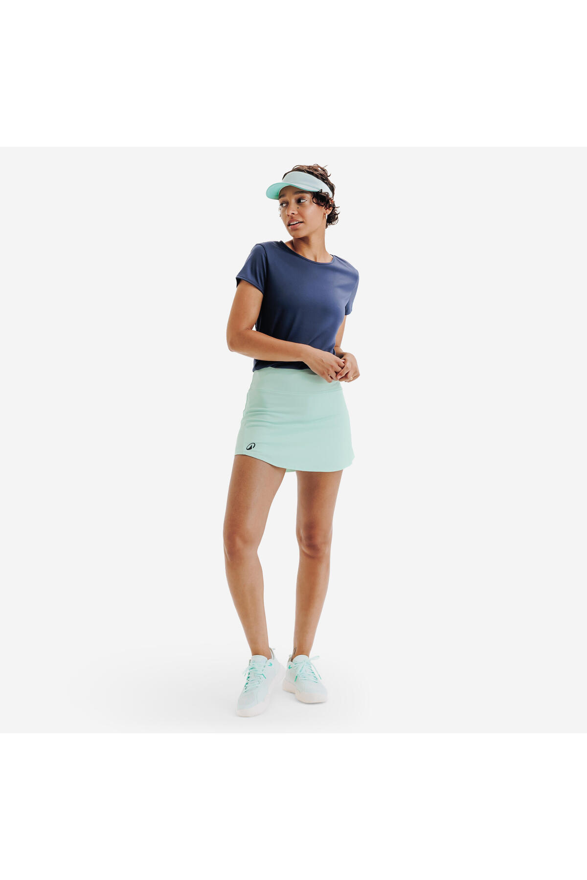 Decathlon  Artengo Kadın Tenis Eteği - Yeşil - TSK Essential - Görsel 2
