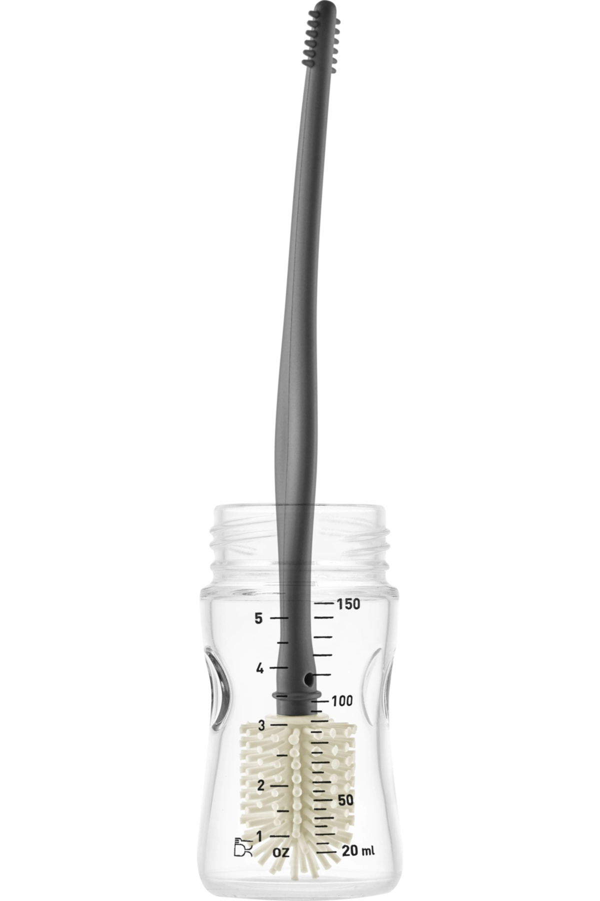 Babyjem Biberon Ve Emzik Temizleme Fırçası - Ekru fotoğrafı 3 (önizleme)