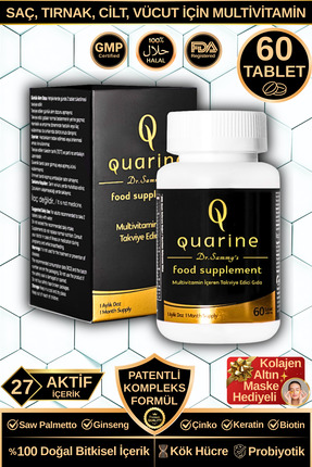 Dr.Sammy's Saç & Tırnak Vitamini - 27 Aktif Bitkisel Kök Hücre Multivitamin T...