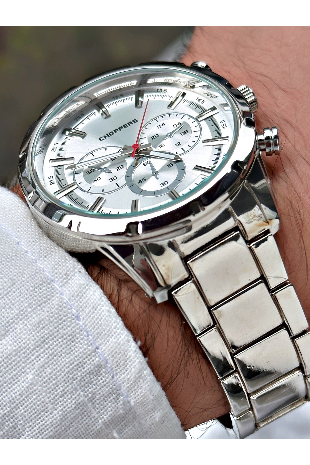 Choppers  Yeni Sezon Metal Erkek Kol Saati+satıcı Garantili - Görsel 3