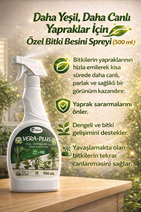 MF Botanik Vera Plus – Daha Yeşil, Daha Canlı Yapraklar İçin Özel Bitki Besin...