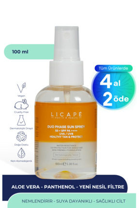 Licape Kuru Ve Hassas Ciltler İçin İki Aşamalı, Su Bazlı Ve Suya Dayanıklı Gü...