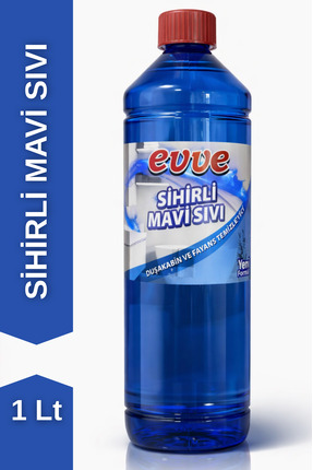 evve Sihirli Mavi Sıvı – 1 Litre | Duşakabin, Kireç ve Derz Temizleyici | Çok...