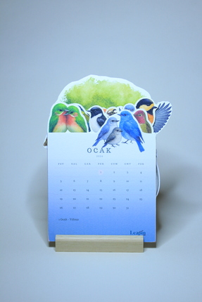 Leapin Craft Tasarım Kuş Temalı 2026 Takvimi