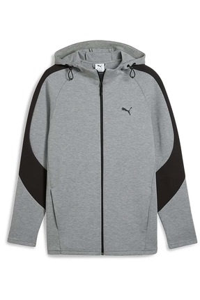 Puma 631529 Evostrıpe Core Fz Hoodie Eşofman Üstü GRİ