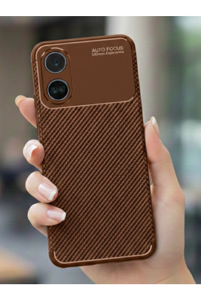 halkhouse Oppo A60 Kılıf Kamera Korumalı Karbon iz Yapman Focus Kapak