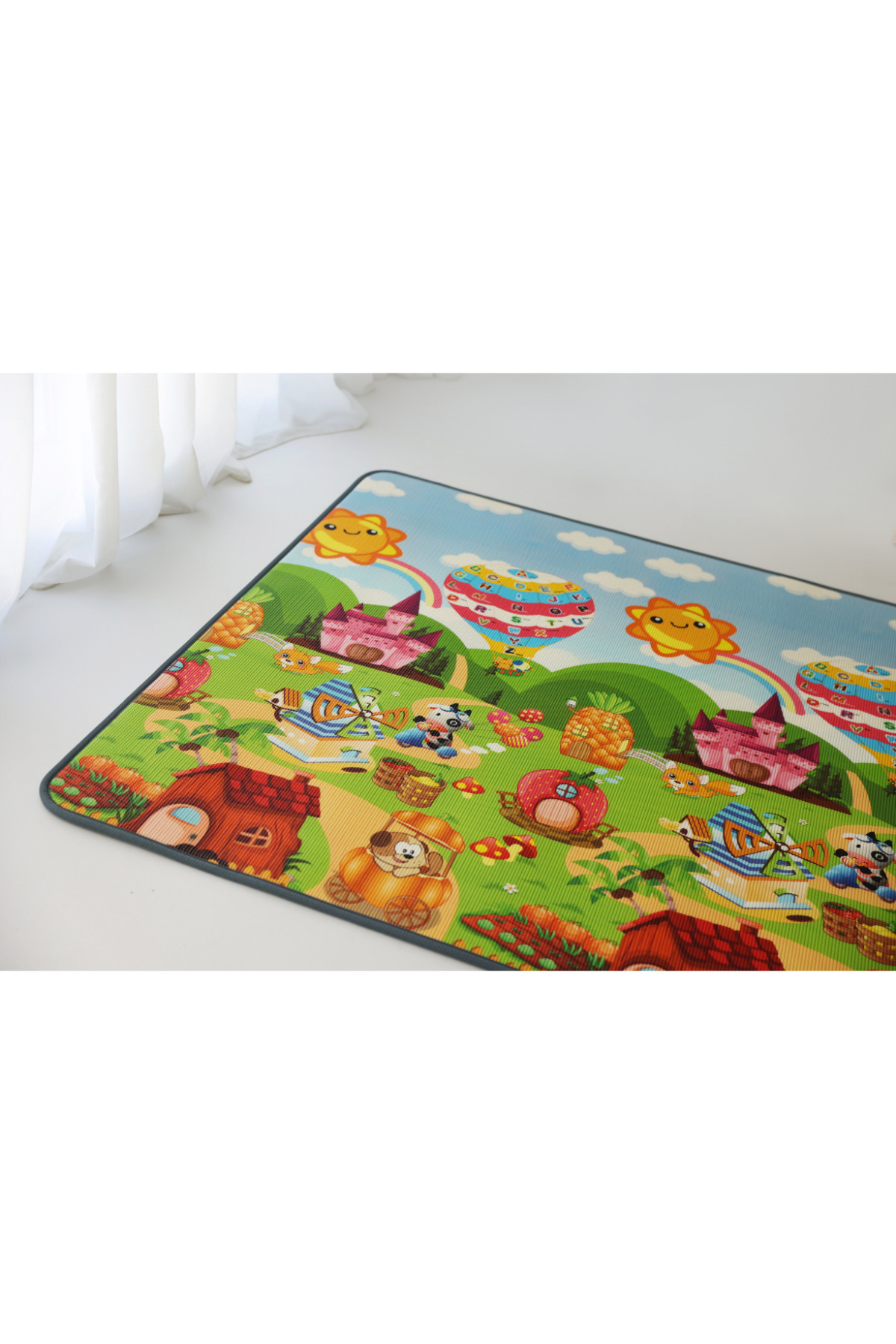 Bebebao Alfabeli Çiftlik Macerası ile Alfabe & Sayı Yol Macerası Oyun Matı 200x140x1 cm fotoğrafı 5 (önizleme)