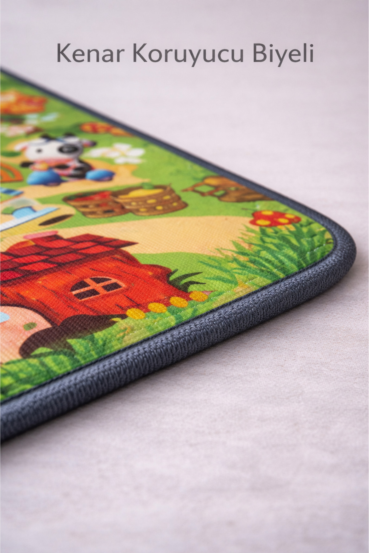 Bebebao Alfabeli Çiftlik Macerası ile Alfabe & Sayı Yol Macerası Oyun Matı 200x140x1 cm fotoğrafı 3 (önizleme)