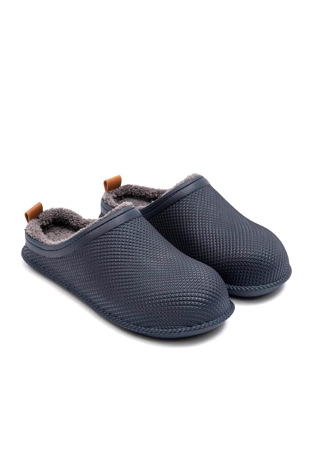 GEZER Marka Erkek Içi Peluş Comfort Taban Eva Ev Terliği