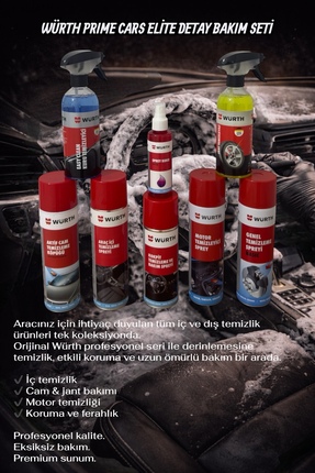 Würth Prime Cars ELITE Detay Bakım Seti