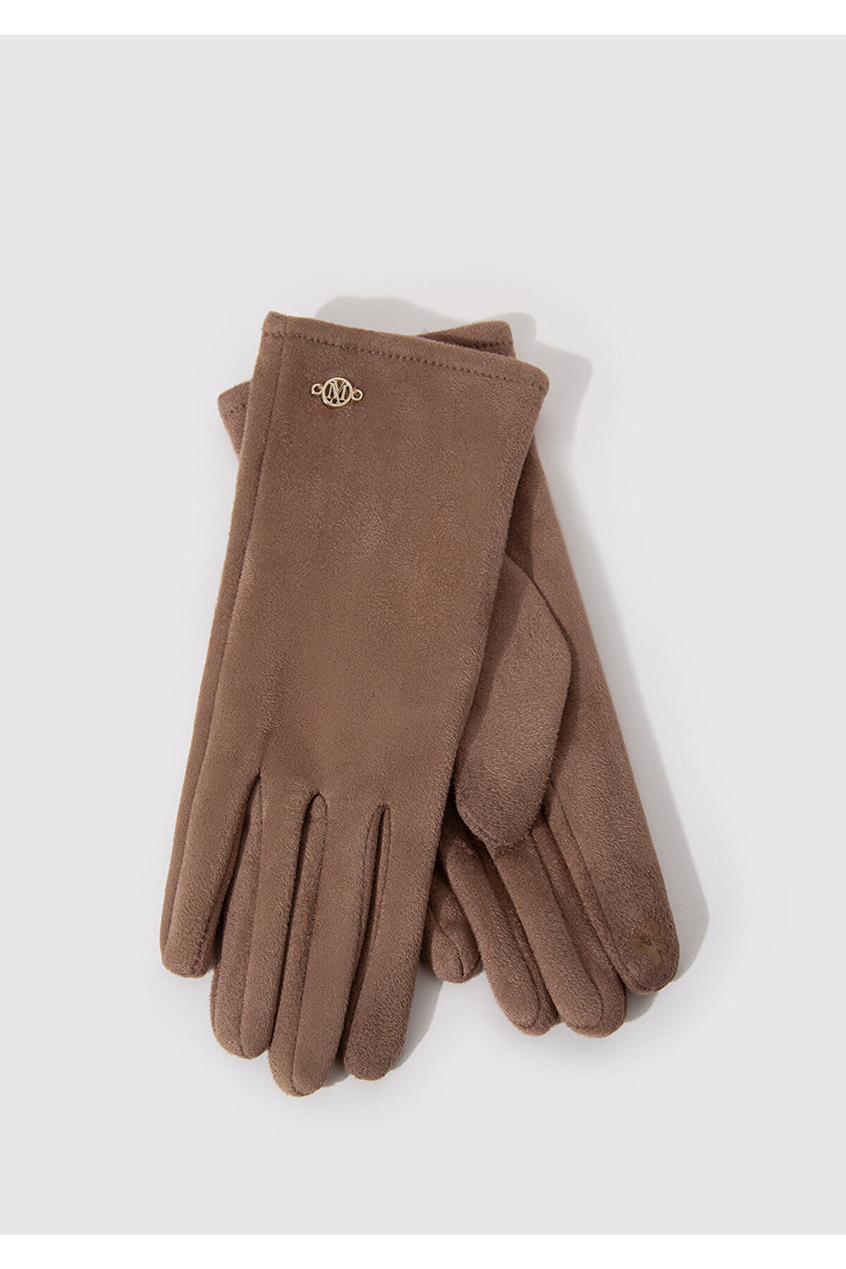 Mavi Brown Faux Suede Gloves 1912770 -70269 - Price, Reviews