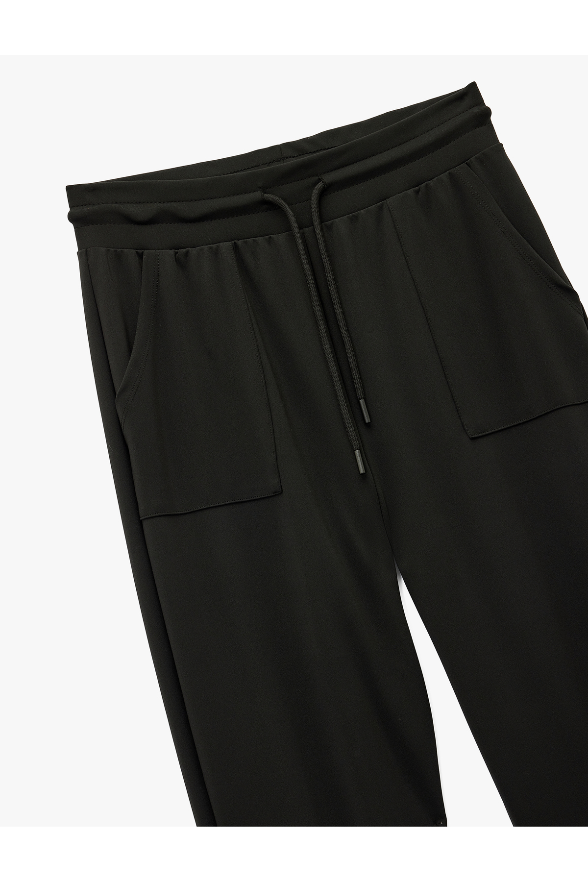 Koton  Yüksek Bel Bağcıklı Rahat Kalıp Cepli Spor Jogger Eşofman Altı - Görsel 5