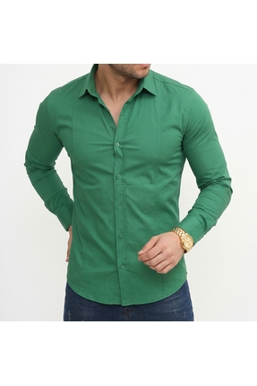 Kaan Alay Fashion Slim Fit Full Likralı Gömlek