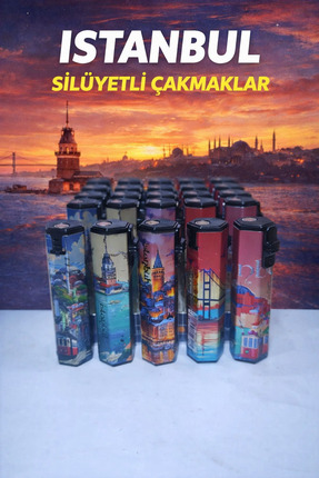 DoğanÇakmak Çakmak 5 li set altıgen tasarım jet rüzgar çakmak