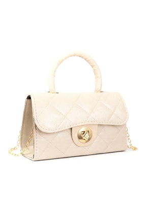 Ayhan Kundura Rugan Altın Zincirli Abiye Gündelik Kadın Çanta