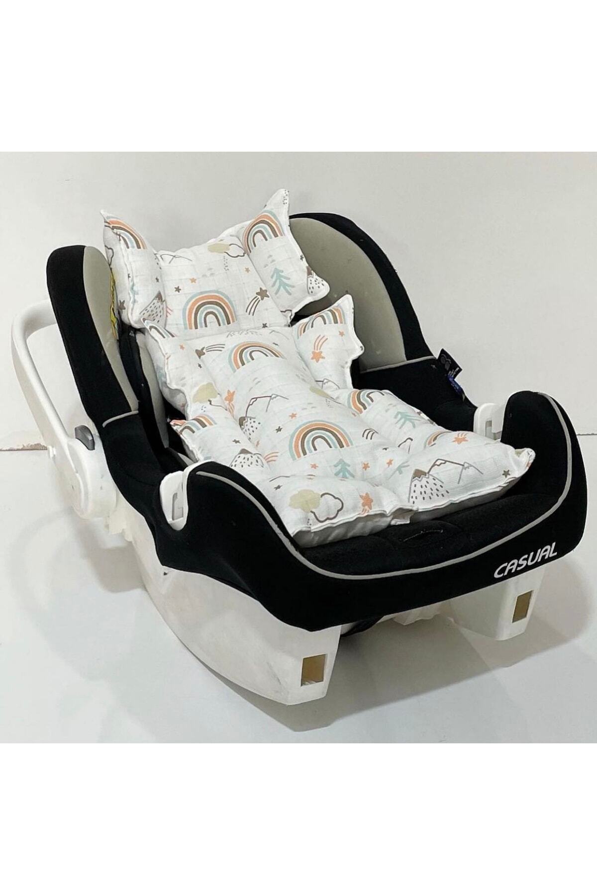 Babycitytr Pamuk Müslin Puset Örtüsü Ve Anakucağı Minderi fotoğrafı 4 (önizleme)