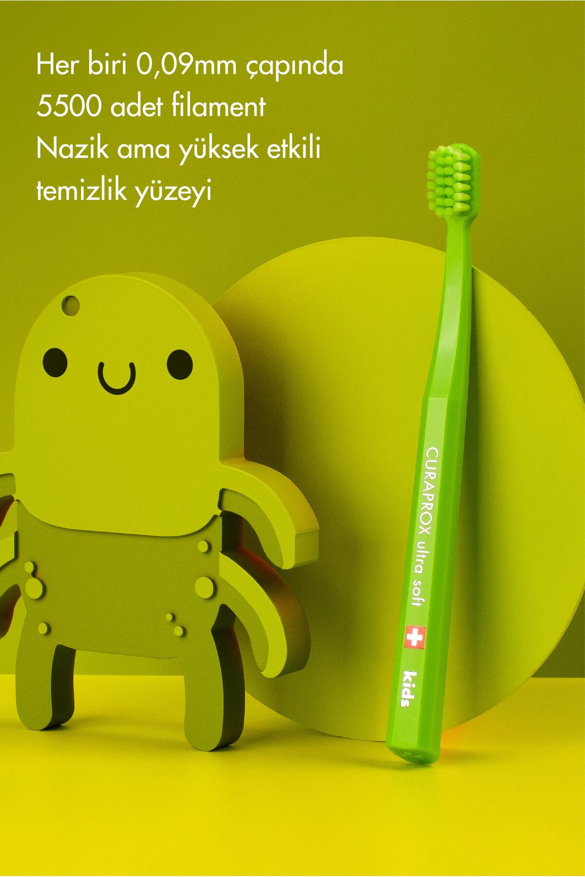 Curaprox Kids Ultra Soft Diş Fırçası fotoğrafı 6 (önizleme)