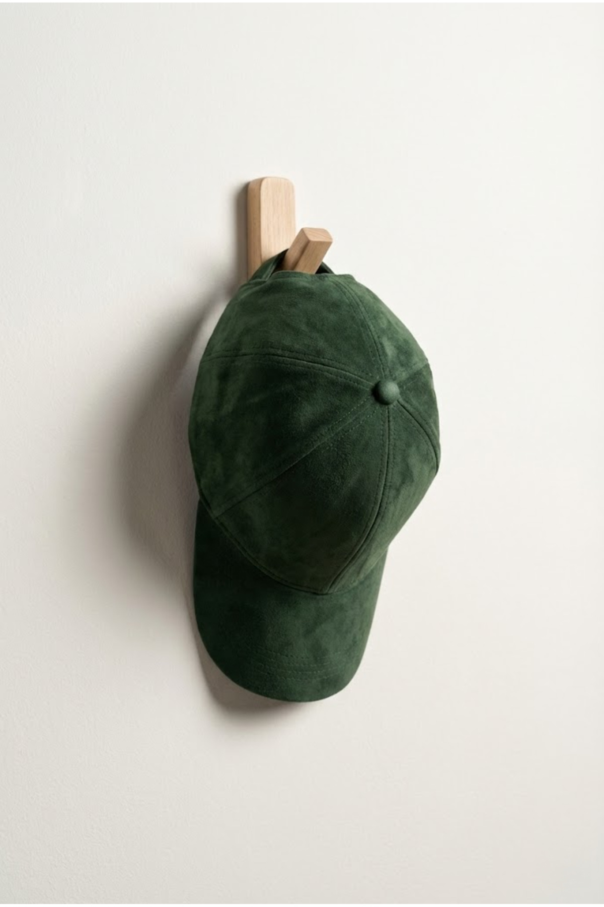 OnMyHead  Unisex Yeşil Süet Kep - Görsel 2