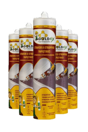 Çukurova 10 Adet Strafor Stropiyer Kartonpiyer Köpük Yapıştırıcısı Tavan Kapl...