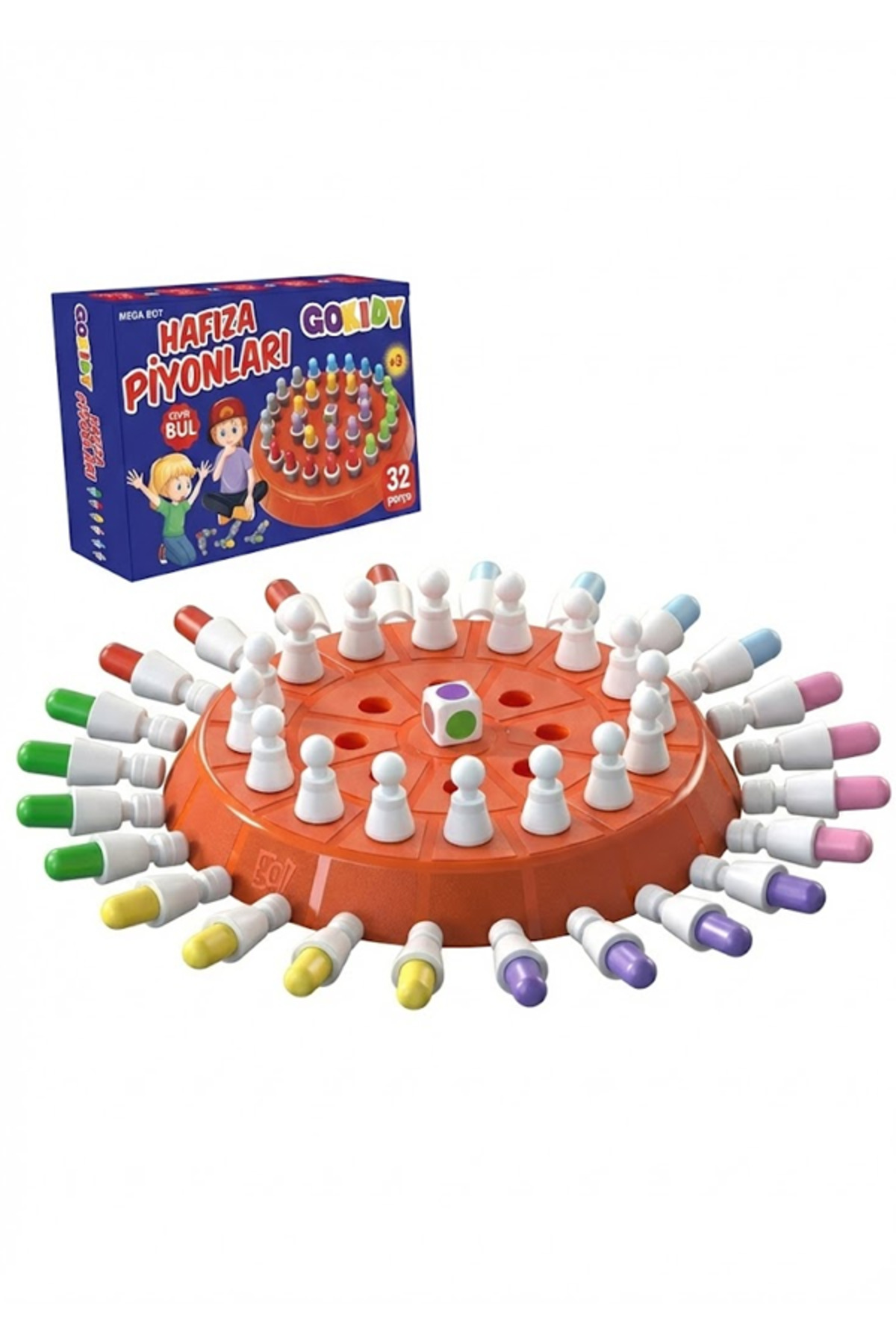 Gokidy 32 Parça Mega Boy Hafıza Piyonları fotoğrafı 2 (önizleme)